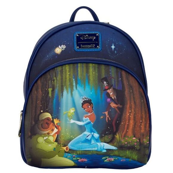 Loungefly Disney Princess tiana And The Frog Bayou Scene Light Up Mini Backpack - Picture 1 of 6